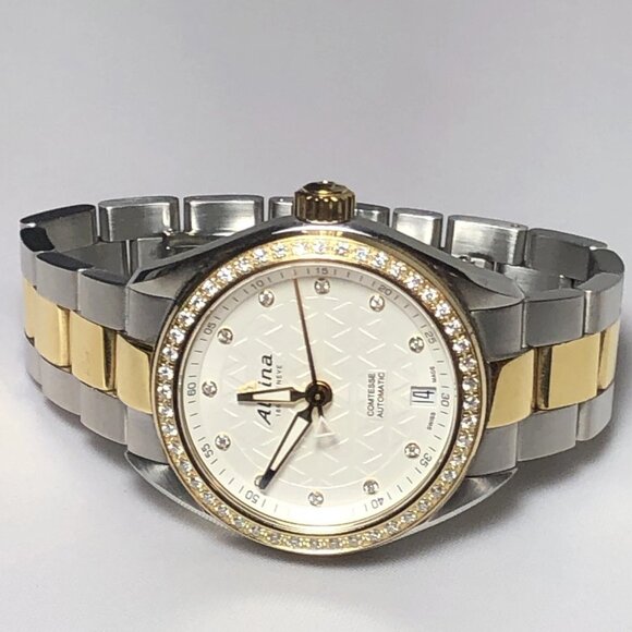 Alpina Women\'s Comtesse Automatic Two Tone Diamond Accents & Bezel 34mm Watch main image 9